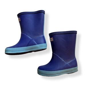 Hunter two-tone blue rain boots